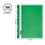 Папка-скоросшиватель пластик. перф. СТАММ А4, 160мкм, зеленая