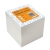 Блок для записей на склейке OfficeSpace 8*8*8см, белый, белизна 65-70%