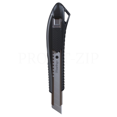 Нож канцелярский 18мм Berlingo "Razzor 200", металл. направл., черный, BM4130_a