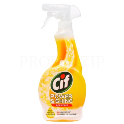 Средство чистящее Cif "Легкость чистоты", для кухни, спрей, с маслом апельсина и мандарина, 500мл